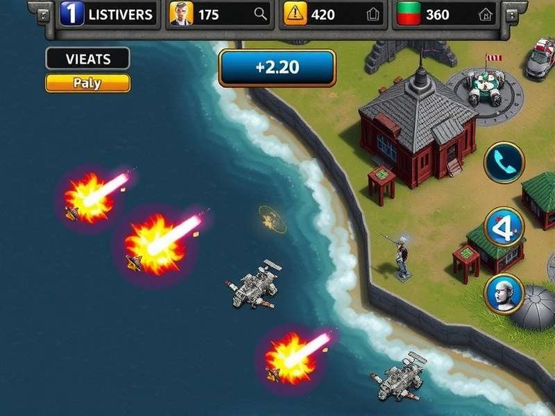 Coastal Combat Game Screenshot